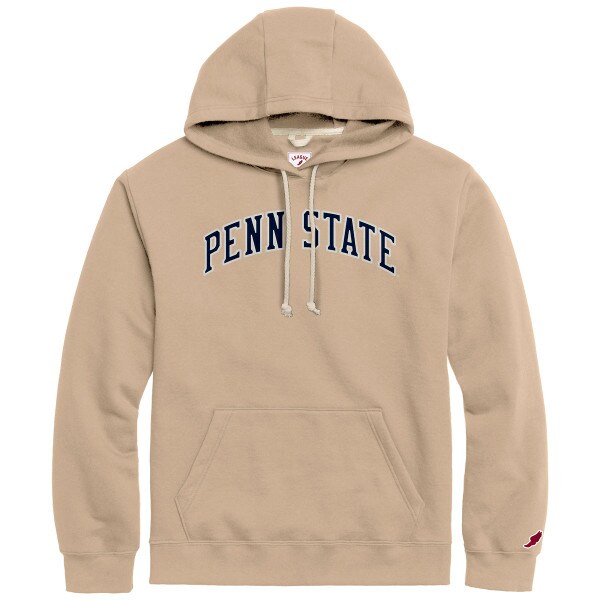 beige belle hooded sweatshirt with arched Penn State